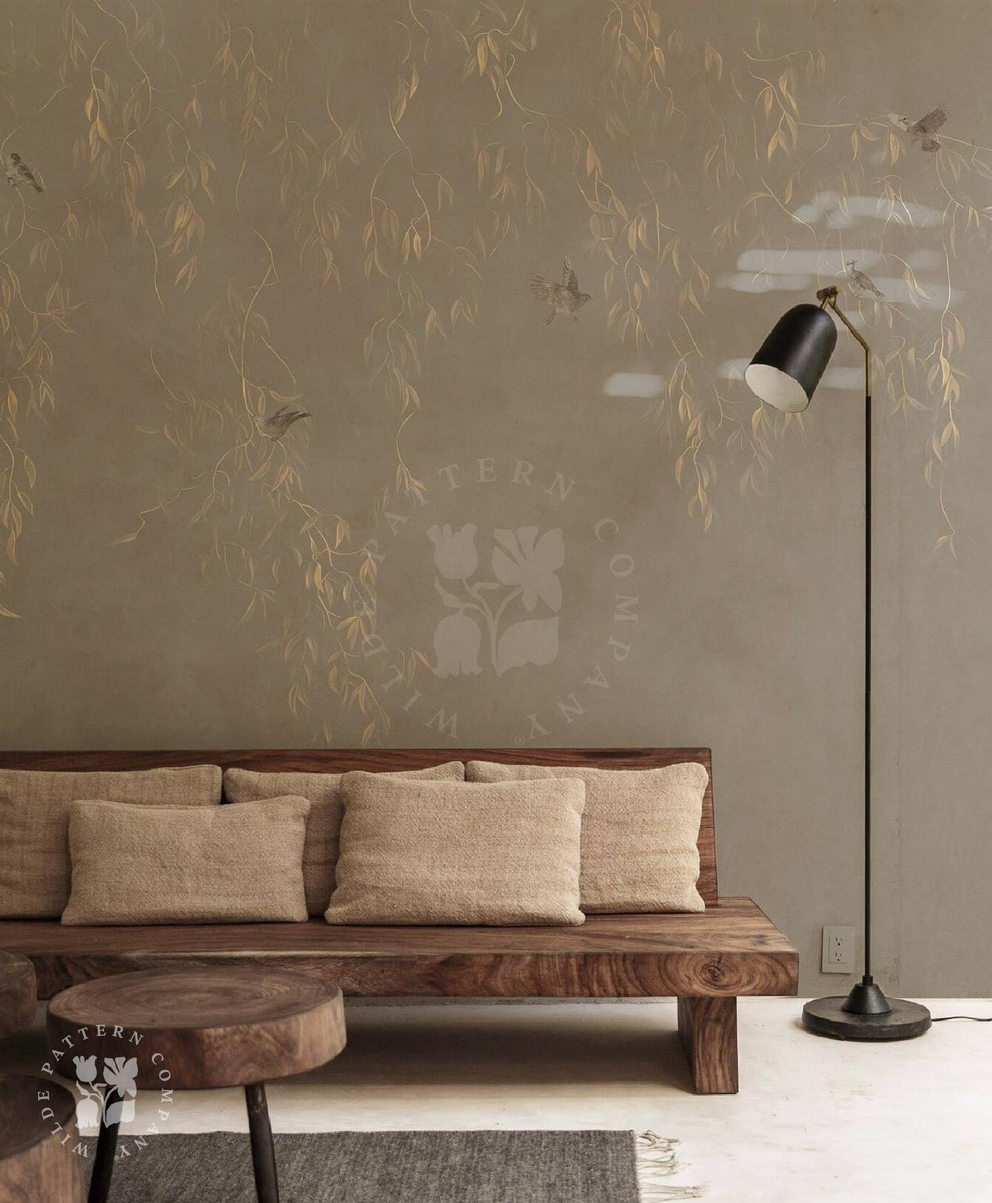 Golden Foliage, Oriental Mural