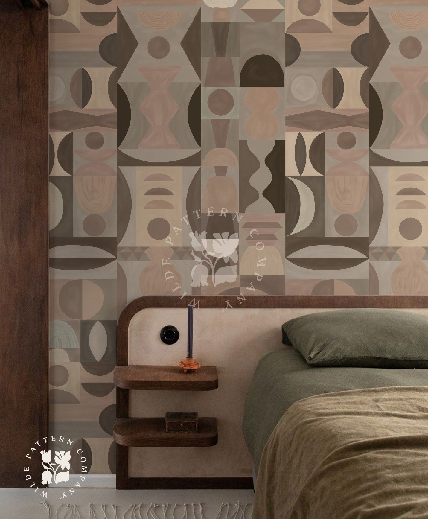 Quiet Totems, Japandi Wallpaper