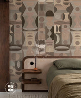 Quiet Totems, Japandi Wallpaper