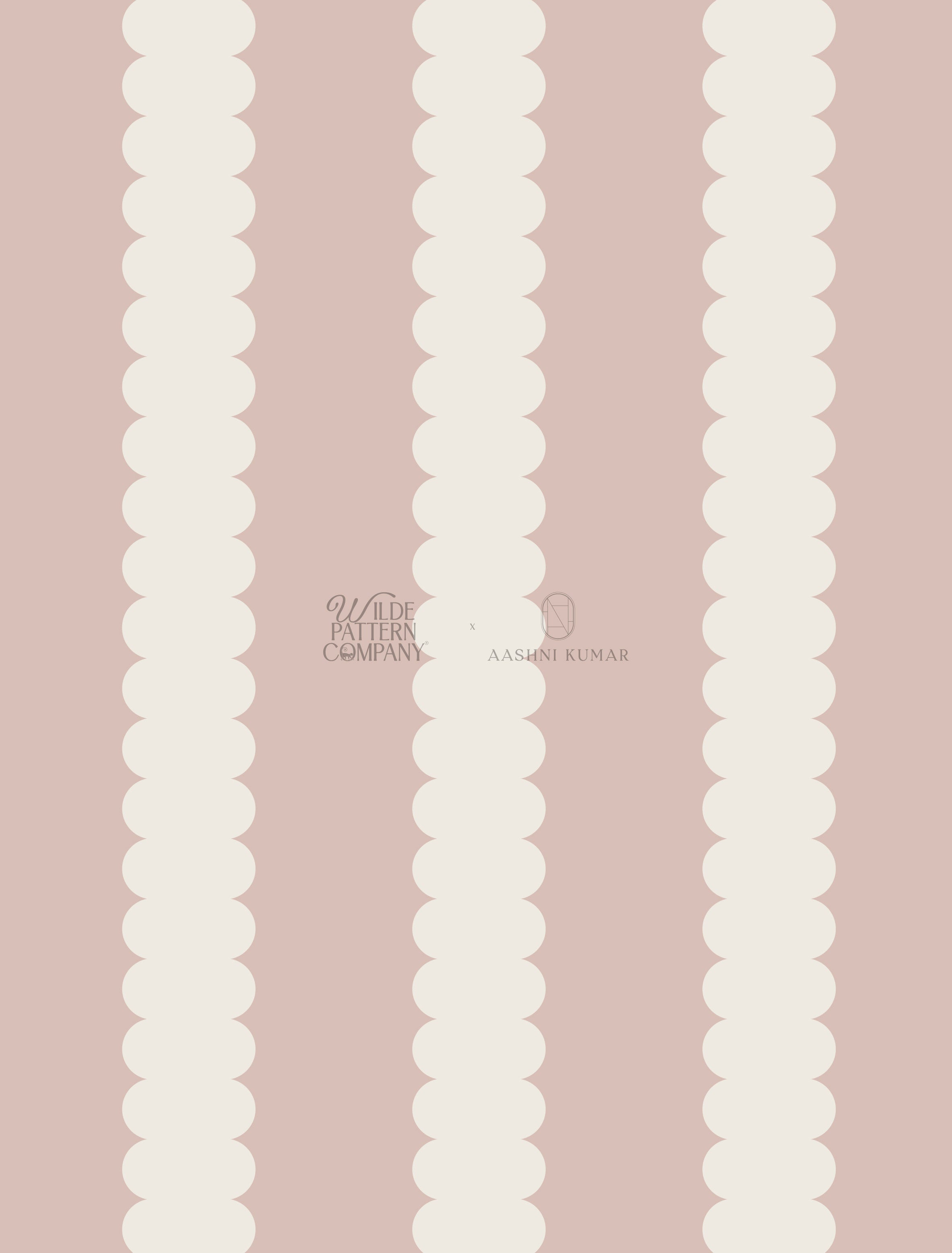 Scallop Stripe Wallpaper