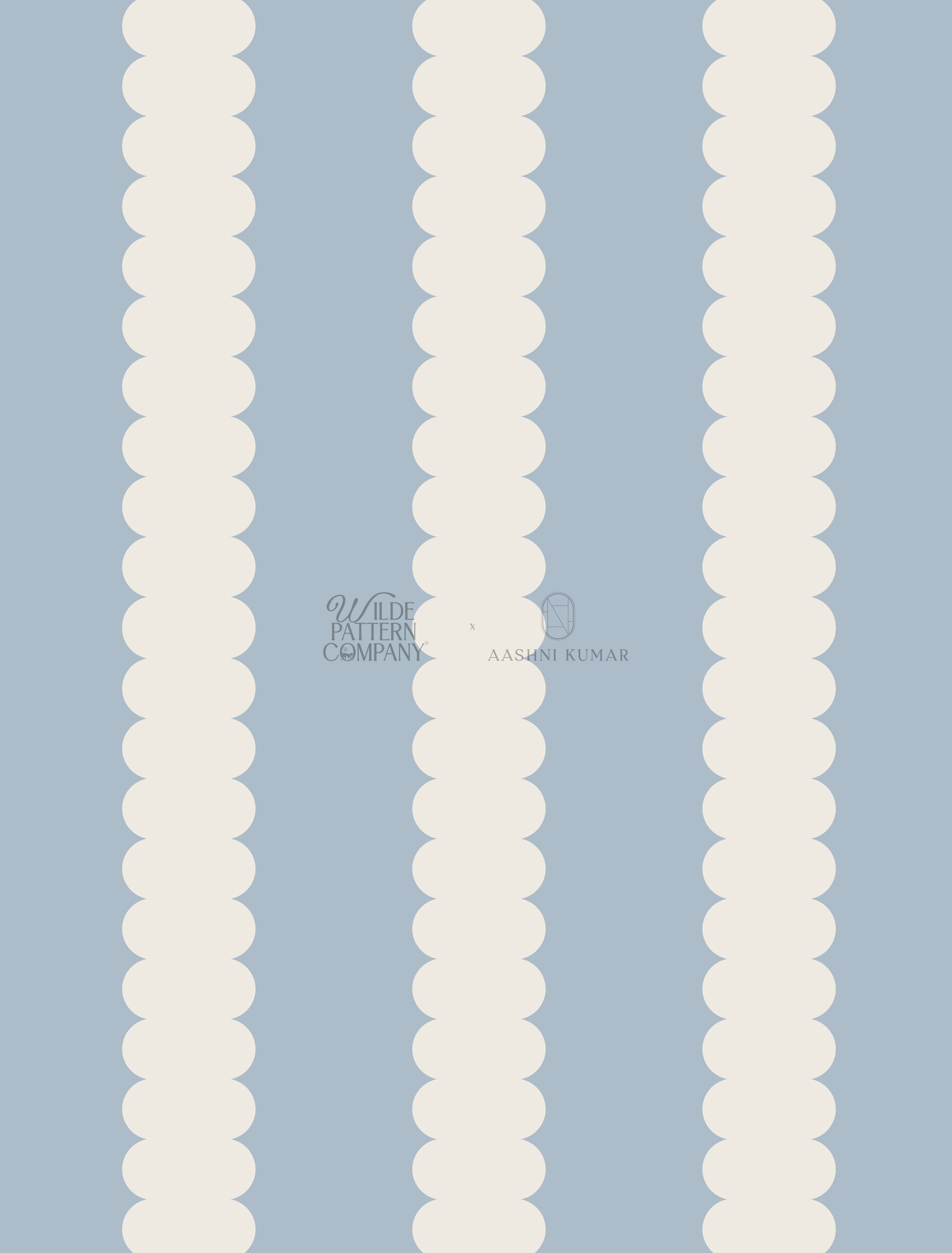 Scallop Stripe Wallpaper