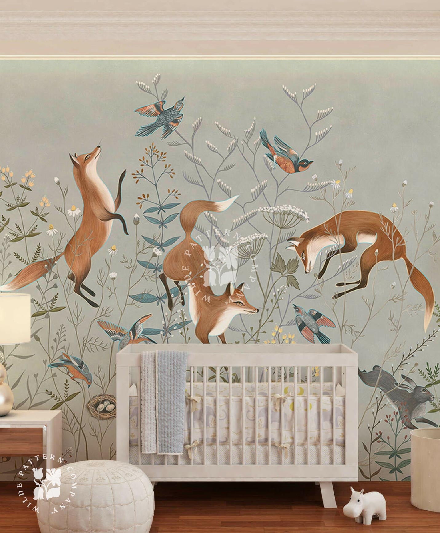 Foxy Tales, Woodland Kids Wallpaper