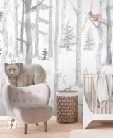 Scandinavian Forest, Woodland Kids Wallpaper