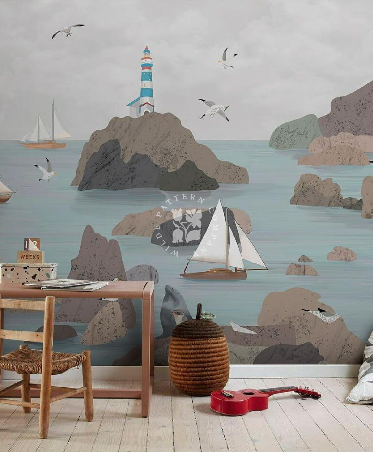 Maritime, Sea Life Kids Wallpaper