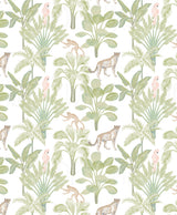 Cute Kids safari animals Wallpaper by Wilde Pattern Company