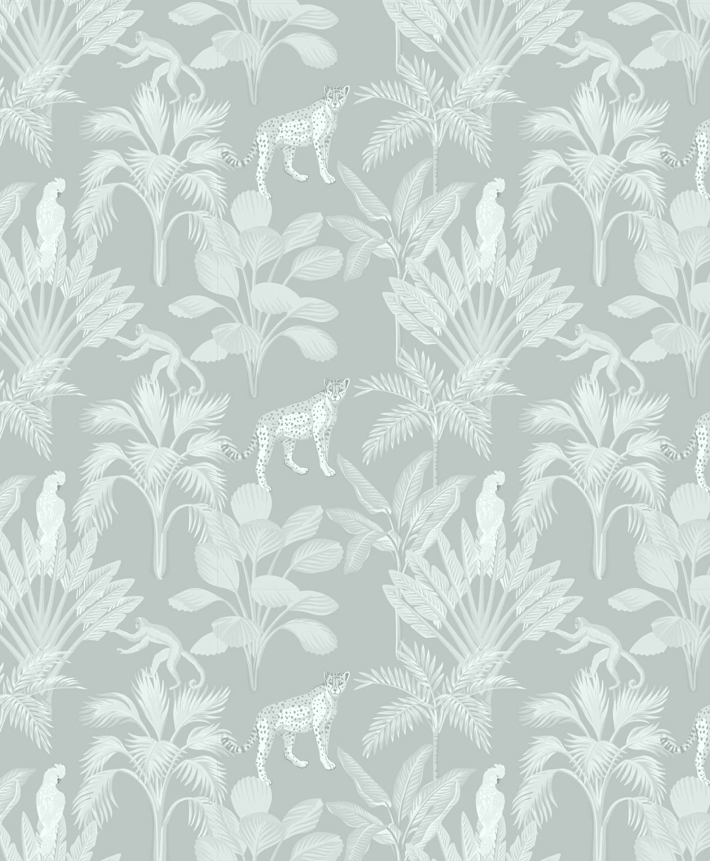 Cute Kids safari animals Wallpaper by Wilde Pattern Company