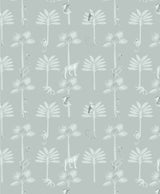 Cute Kids safari animals Wallpaper by Wilde Pattern Company