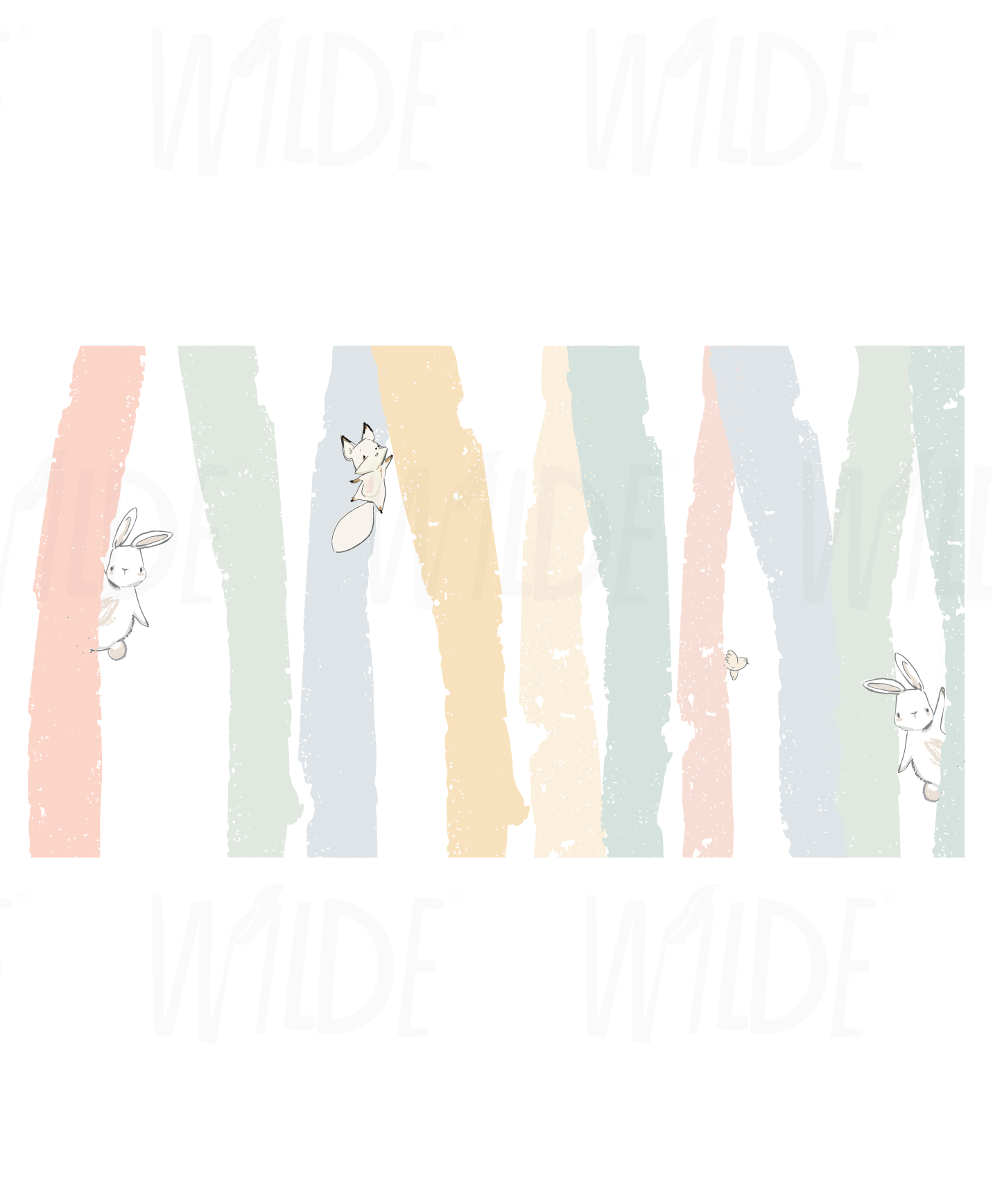 Cute Kids pastel Wallpaper by Wilde Pattern Company