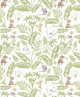 Cute Kids pastel animal Wallpaper by Wilde Pattern Company