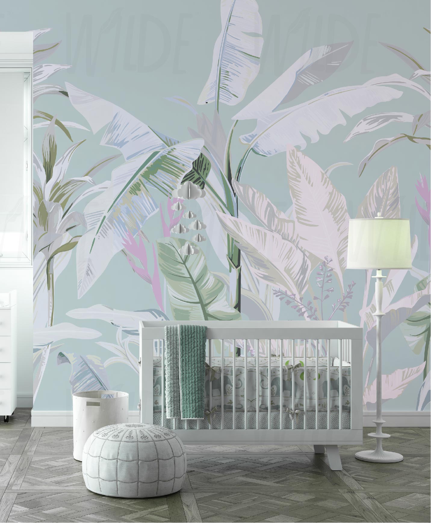 Cute Kids floral Wallpaper by Wilde Pattern Company