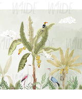 Tropical Mural Wallpaper by Wilde Pattern Company