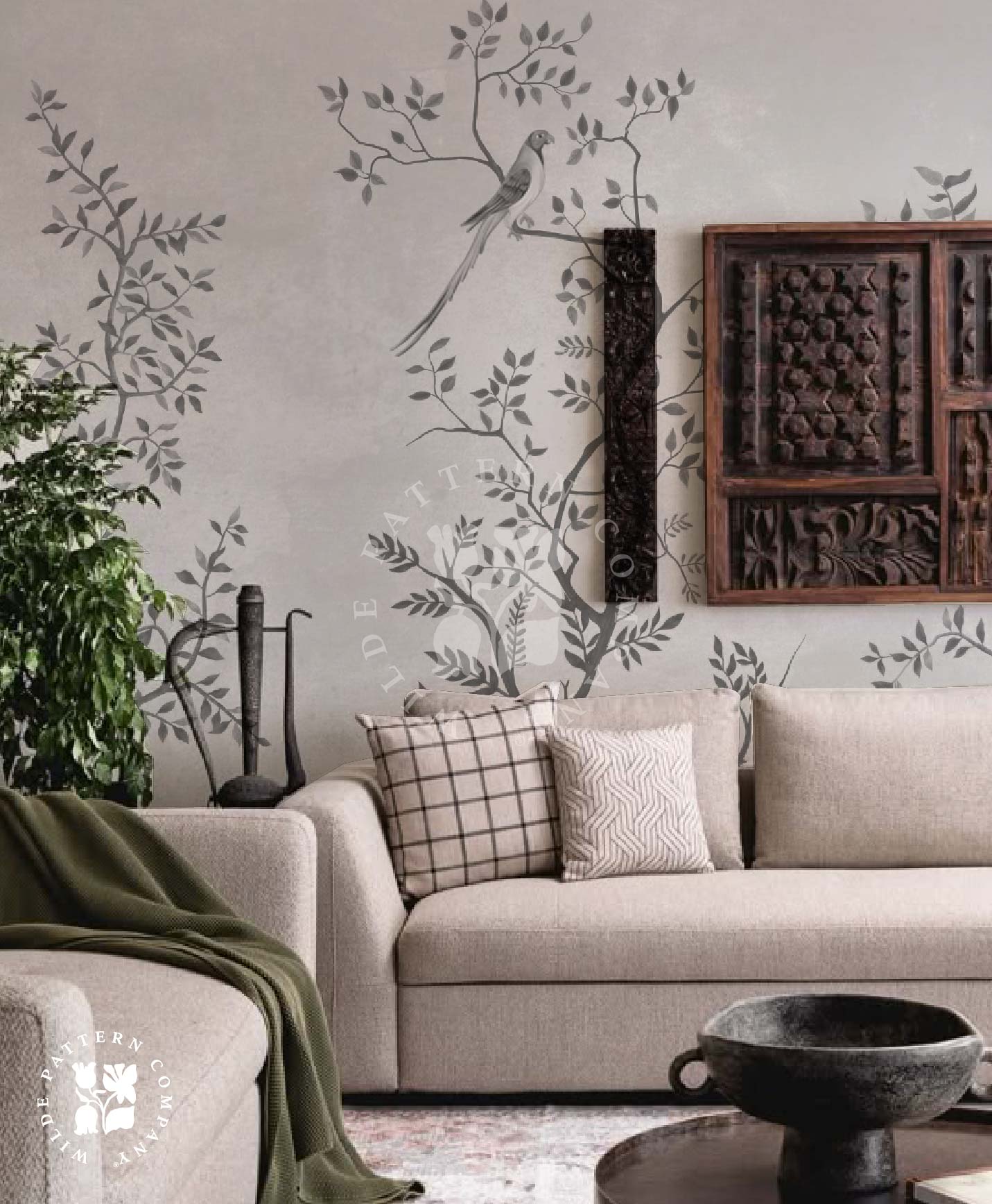 Bagh-e-Noor in Monochrome