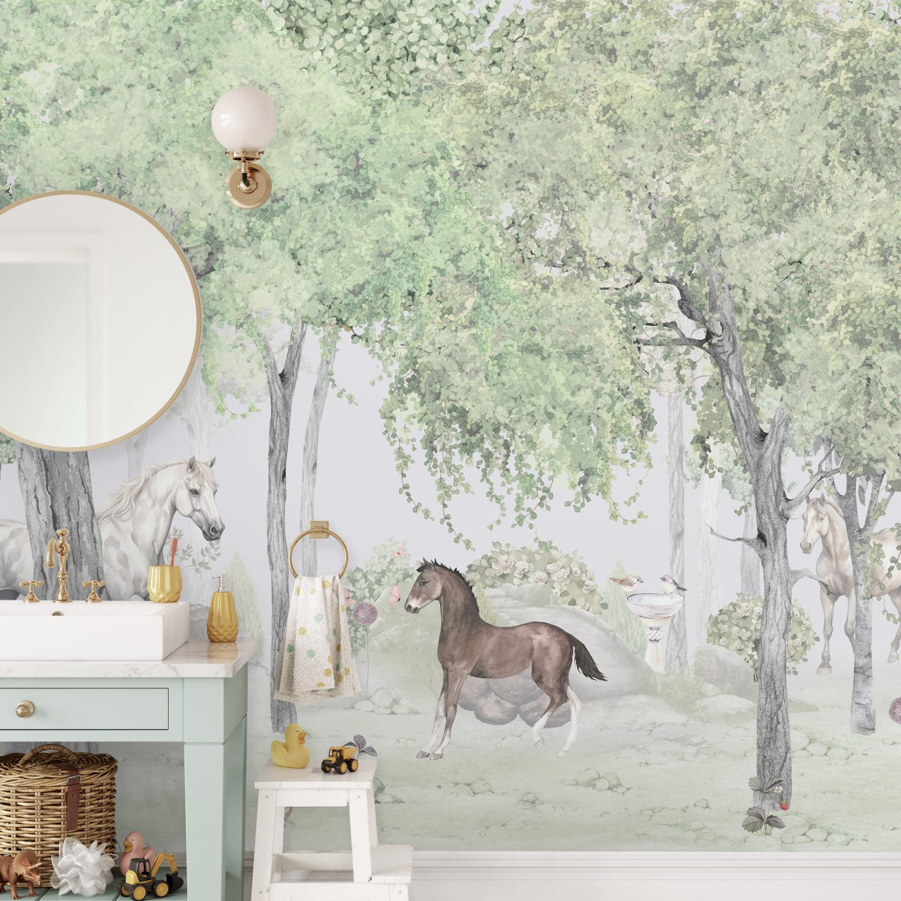 Mighty Woodland Fantasy, Kids Wallpaper