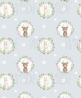 Cute Kids dreamy woodland animal Wallpaper by Wilde Pattern Company