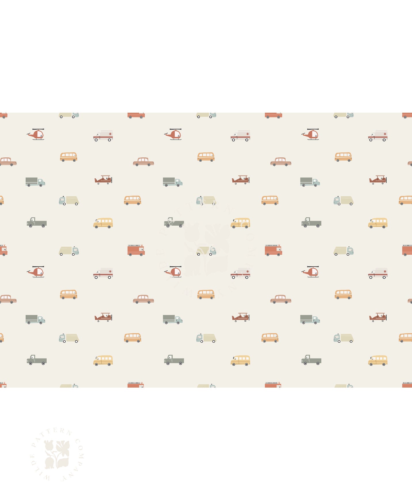 Skyline Shuffle, Kids Car Wallpaper Roll