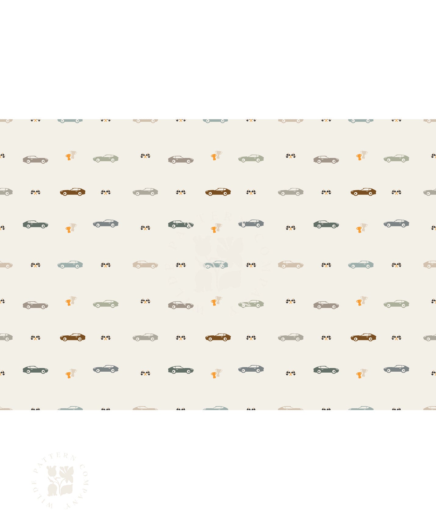 Racetrack Rally, Kids Car Wallpaper Roll