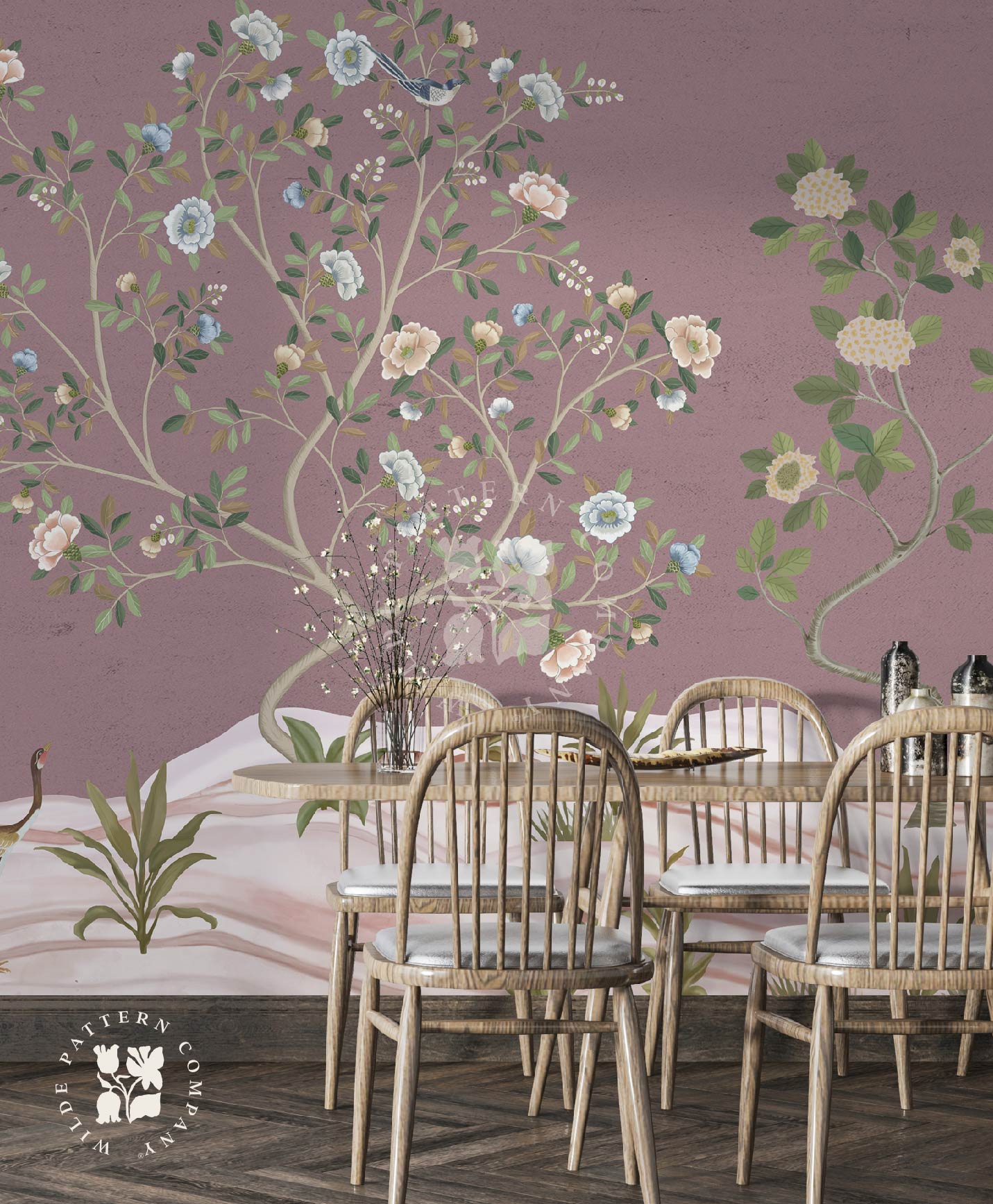 Desert Garden in Mauve