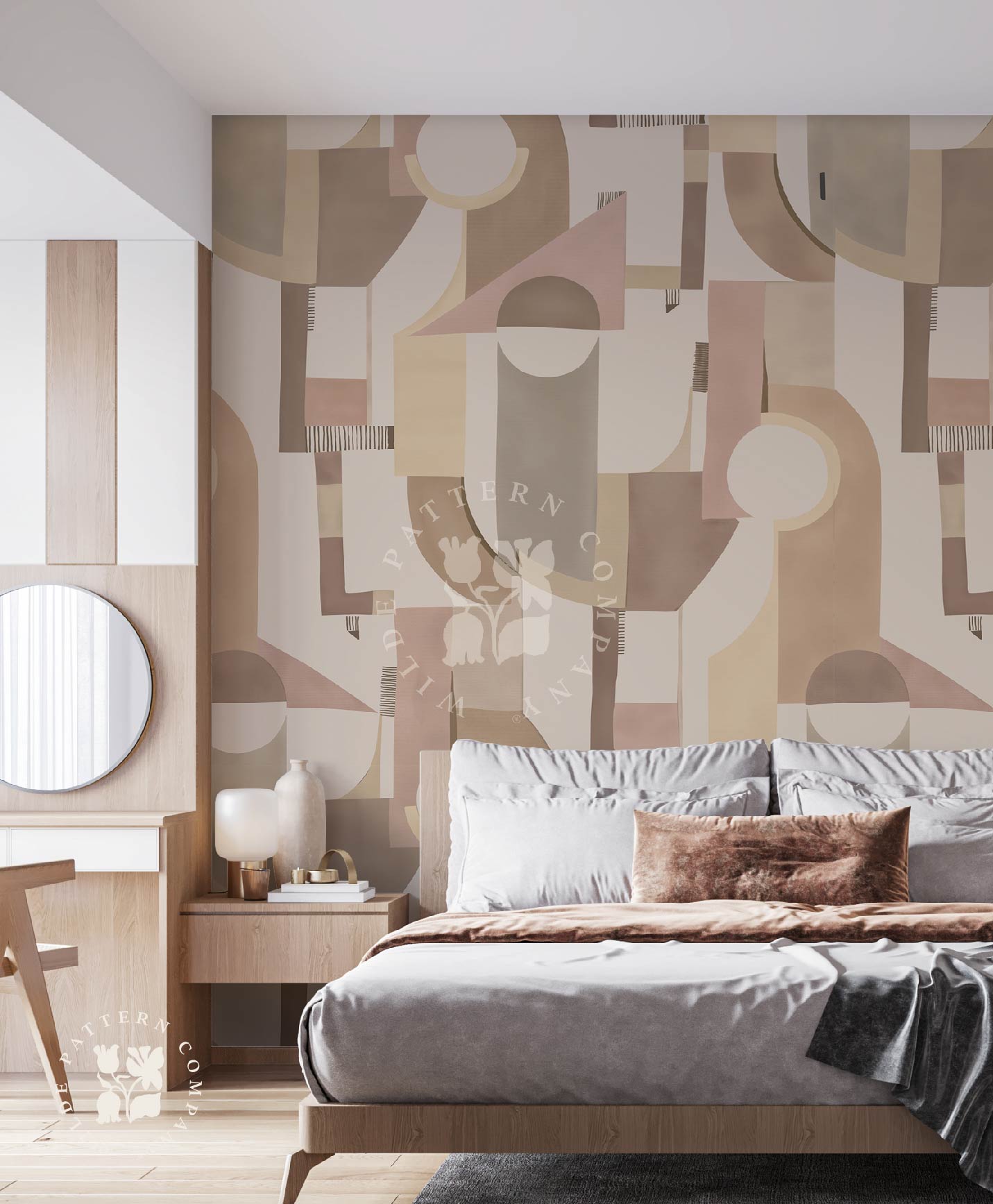 Form & Flow, Japandi Wallpaper