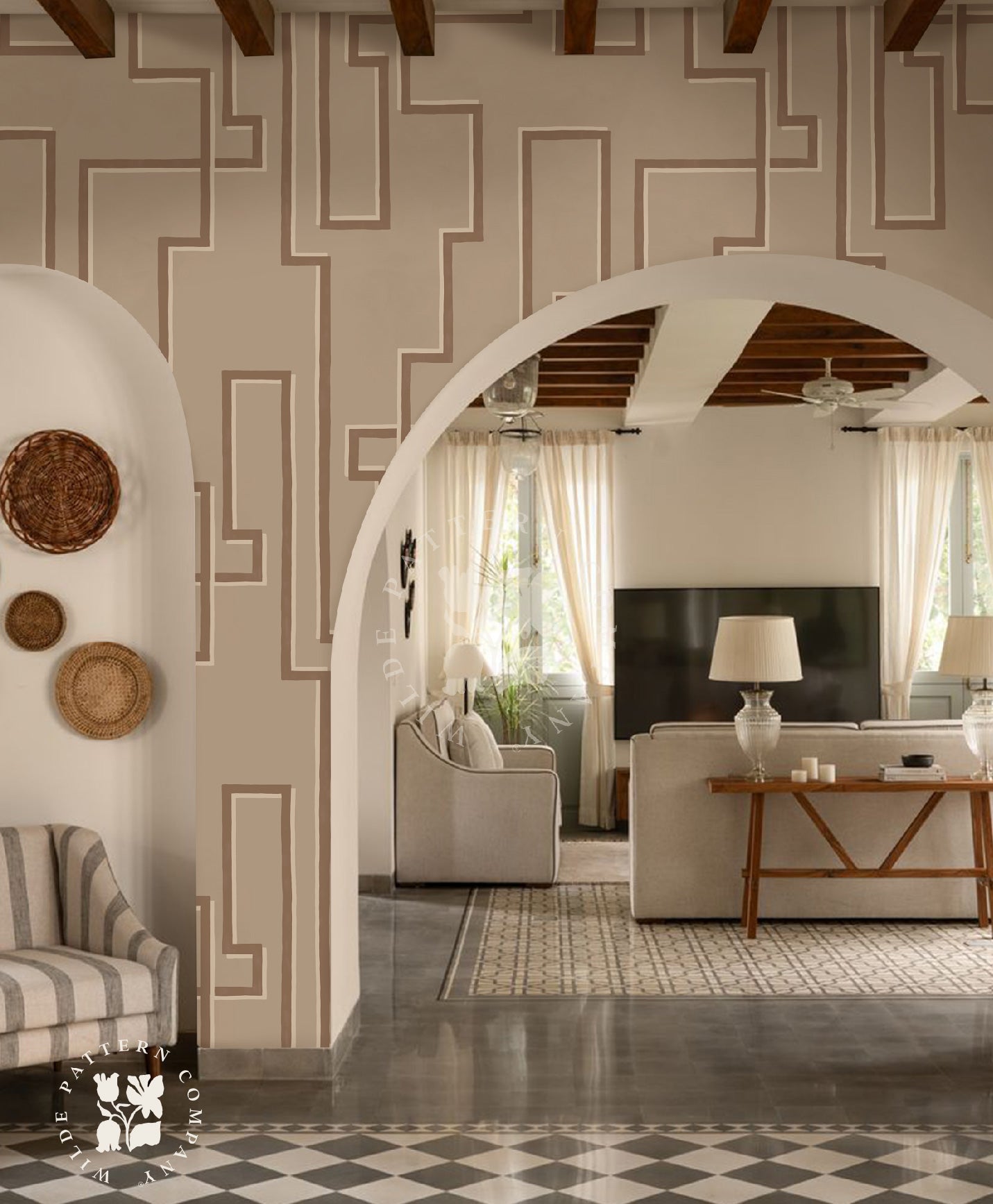 Malabar Maze (Beige)