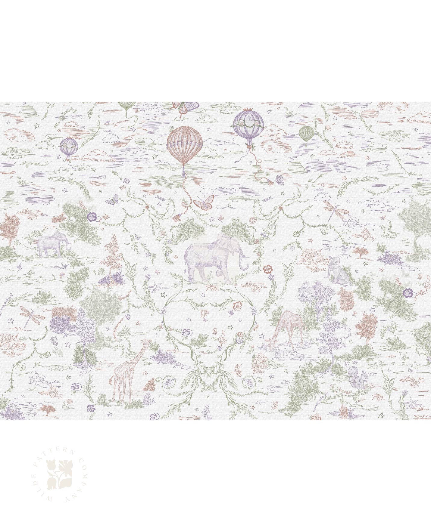 J’adore Paris, Toile Safari Kids Wallpaper
