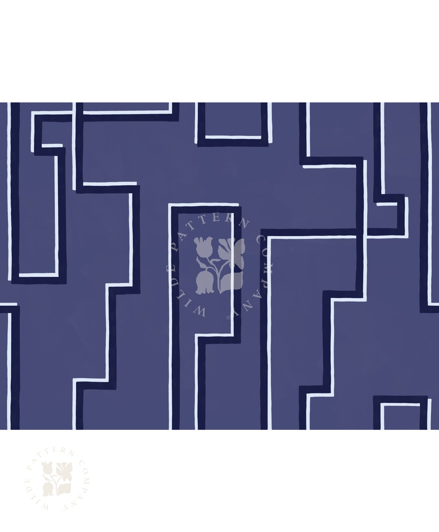 Malabar Maze (Navy Blue)