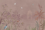 Whispers in the Garden in Pink, India in the Wilde Wallpaper