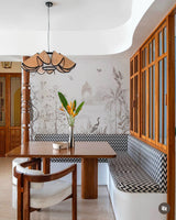 Whispers in the Garden in Vintage, India in the Wilde Wallpaper