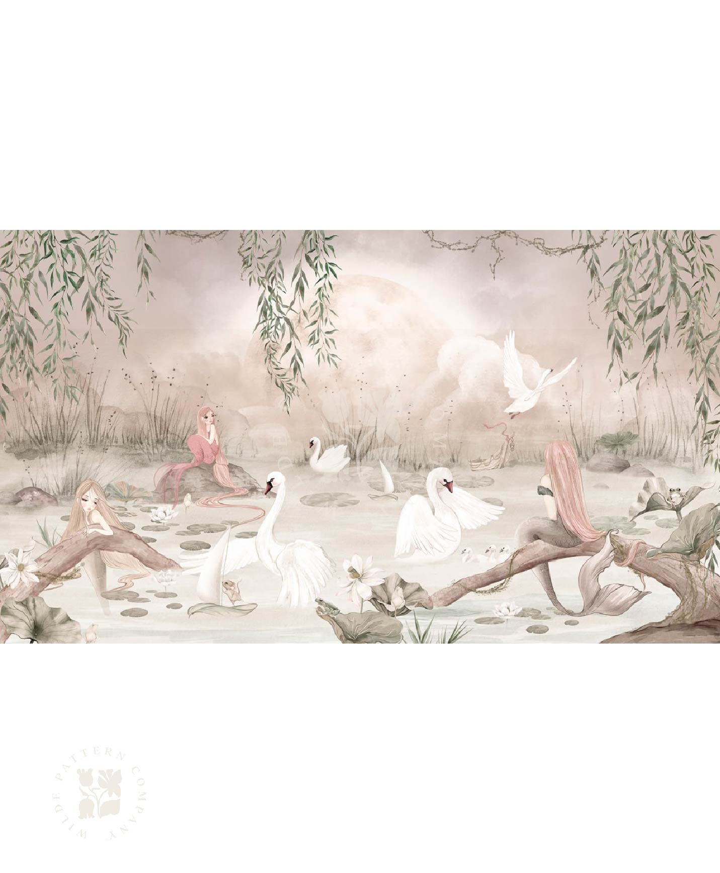 Swanlake Sirens, Dreamy Princess Kids Wallpaper